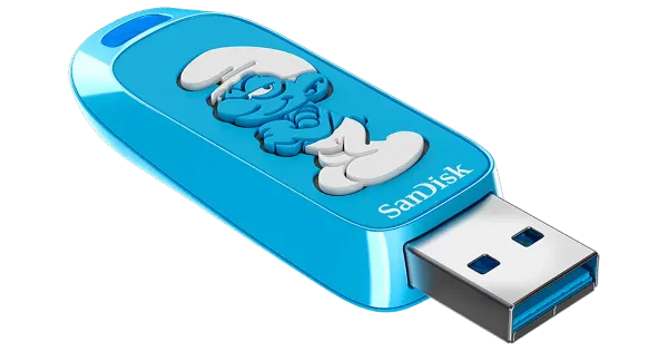 Mälupulk SanDisk Smurff 64GB