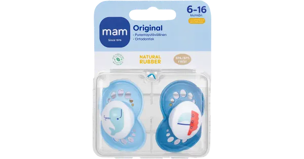 Mam Original lutt 6-16k, 2 tk