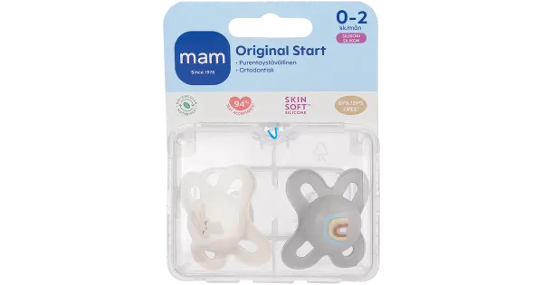 Mam Start silikoonlutt 0-2k, 2 tk