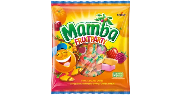 Mamba Fruitparty närimiskommid 140g