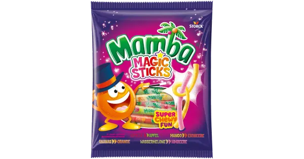 Mamba Magic Sticks nätsukommid 140g
