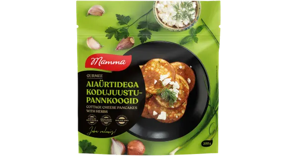Mamma Aiaürtidega Kodujuustupannkoogid 200 G