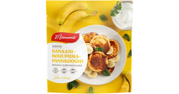 Mamma Banaani-Kohupiimapannkook 200G