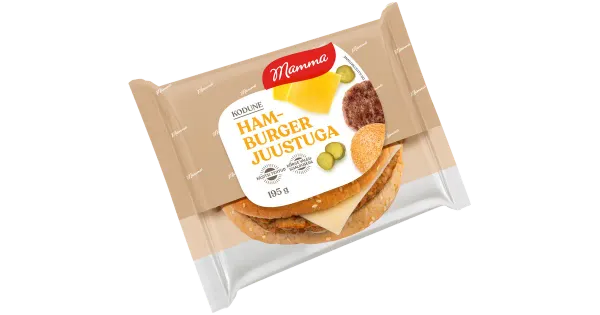 Mamma Hamburger Juustuga 195 G