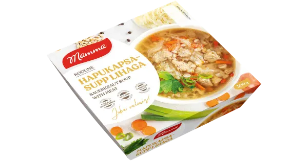 Mamma Hapukapsasupp Lihaga 300G