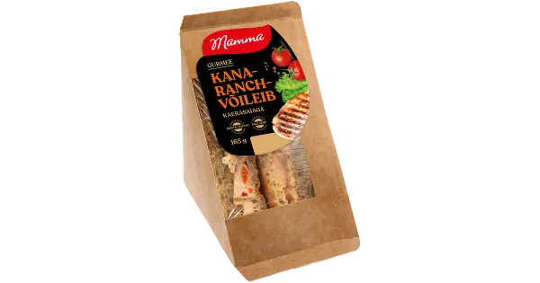 Mamma Kana Ranch-Võileib Kaerasaiaga 165G