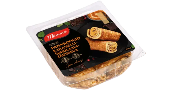Mamma Pannkoogid Karamelli-Šokolaaditäidisega