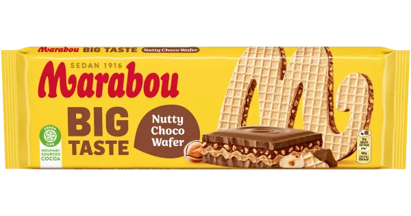 Marabou Big Taste Nutty Choco Wafer piimašokolaad 270g