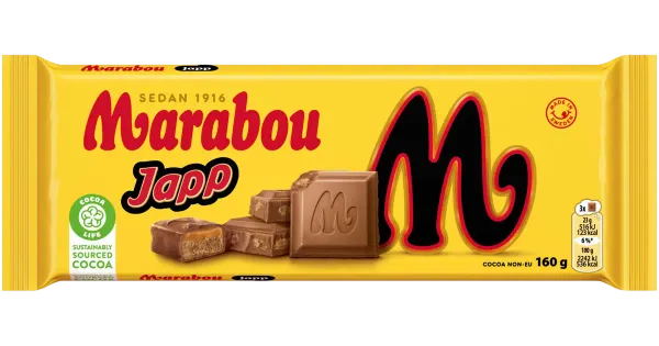 Marabou Japp šokolaaditahvel, 160 g