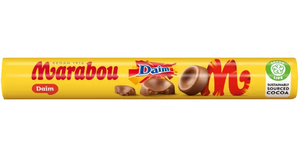 Marabou piimašokolaadi dropsid Daimiga 67g