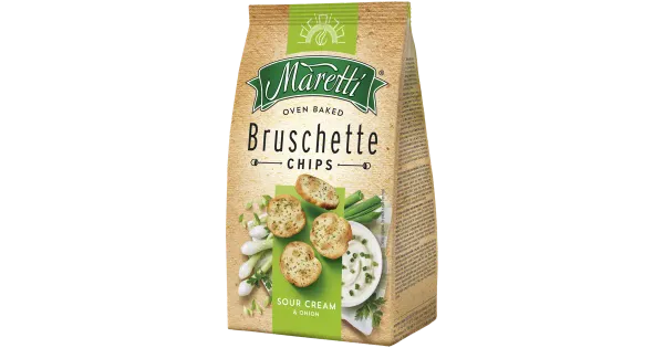 Maretti bruschetta-krõpsud hapukoore ja sibulaga 70g