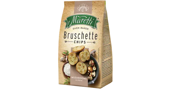 Maretti bruschetta-krõpsud seente ja koorega 70g