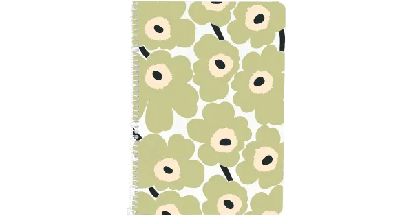 Marimekko märkmik a5 hele roheline