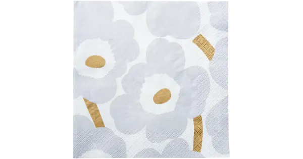 Marimekko salvrätik Unikko hall 33cm