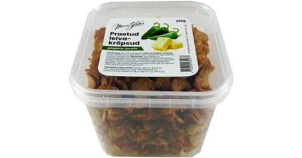 Maris Gilden praetud leivakrõpsud jalapeno-juustu 220g