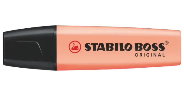 Marker st.memo boss pastell virsik