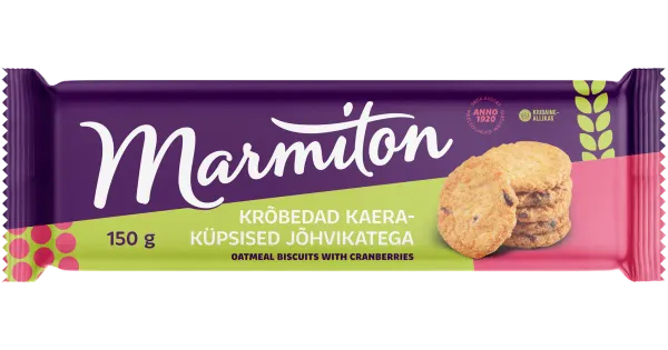 Kaeraküpsised jõhvikatega Marmiton 150g