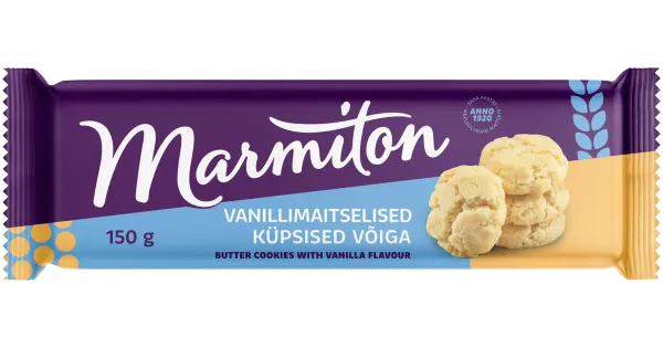 Marmiton vanillimaitselised küpsised võiga 150 g