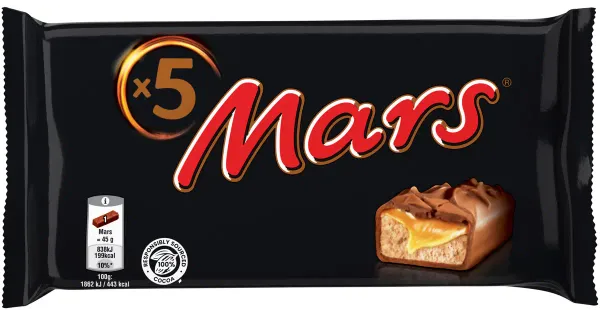 Mars šokolaadibatoonid 225g (5x45g)
