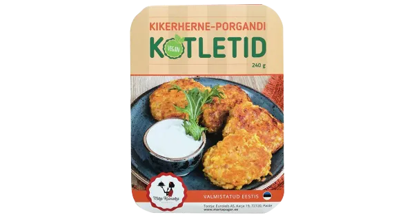 Marta pagar Kikerherne-Porgandi Kotlet 240G