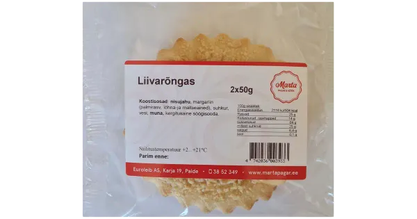Marta Pagar Liivarõngas 2x50 G