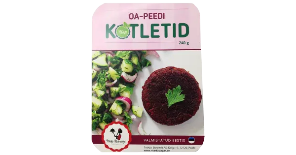 Marta pagar Oa-Peedikotlet 240 G Vegan
