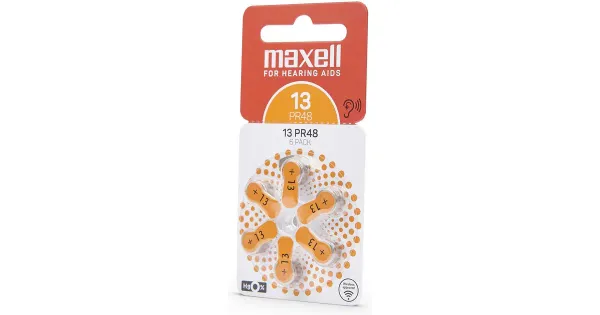 Maxell kuuldeaparaadi patareid PR48 6tk
