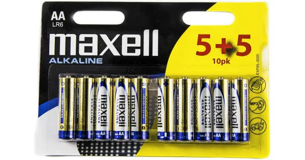 Maxell patarei AA LR-6 Alkaline 5+5 pack