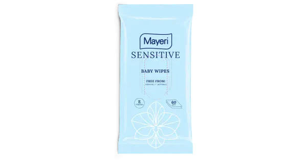 Mayeri Sensitive niisutatud salvrätikud beebidele 60tk