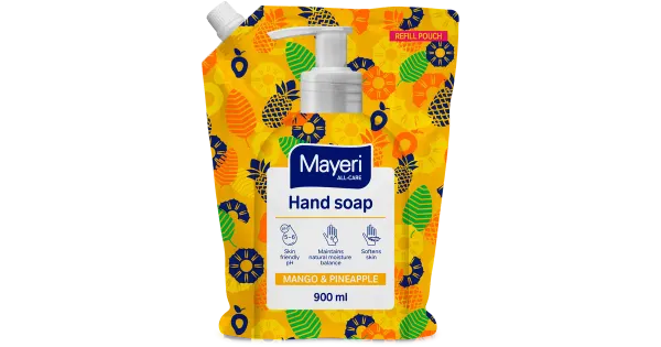 Mayeri vedelseebi täitepakk Mayeri All-Care mango&ananass 900ml