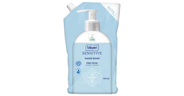 Mayeri vedelseep/täitepakk Sensitive 500ml