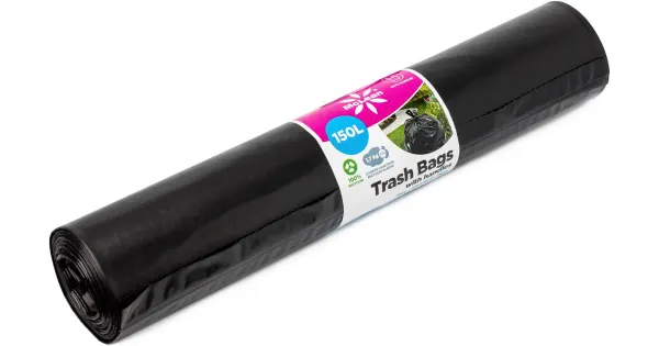 Mclean prügikotid sangadega 150l 8tk must