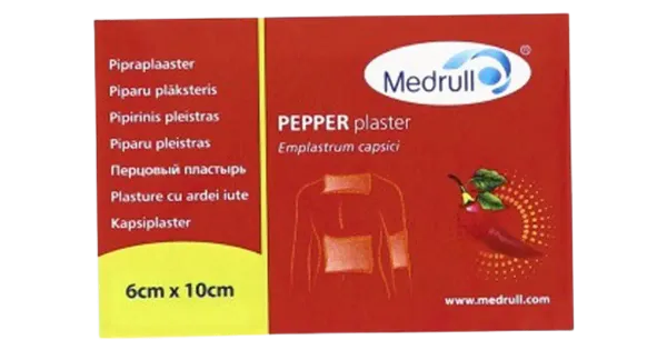 Pipraplaaster 10x6 cm, MEDRULL, 1 tk