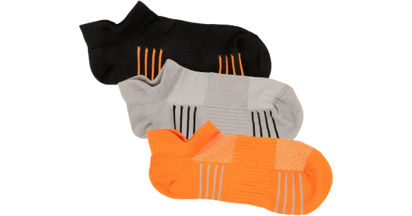 Meeste spordisokid Starter 3-p oranz/hall/must 43-45