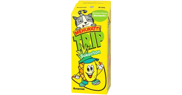 Mehukatti TRIP Ananassimahl suhkruvaba 200 ml