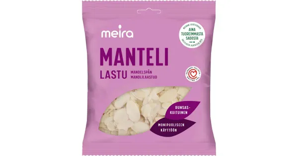 Meira mandlilaastud 140g