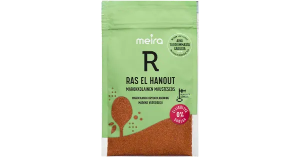 Meira ras el hanout maitseainesegu soola pole lisatud 25g