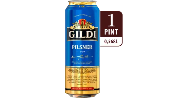Meistrite Gildi Pilsner õlu 4,5%vol 568ml