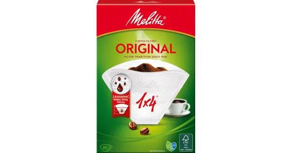 Melitta ohvifiltrid valged 1 x 4 / 80