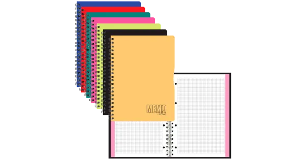 Memo colour a4 ruut  80 lehte