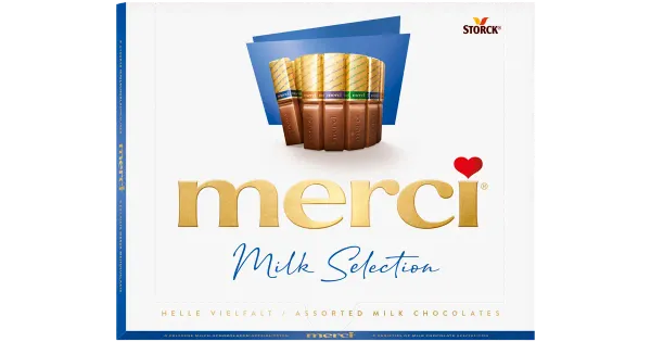 MERCI Milk assortii piimašokolaadist 250g