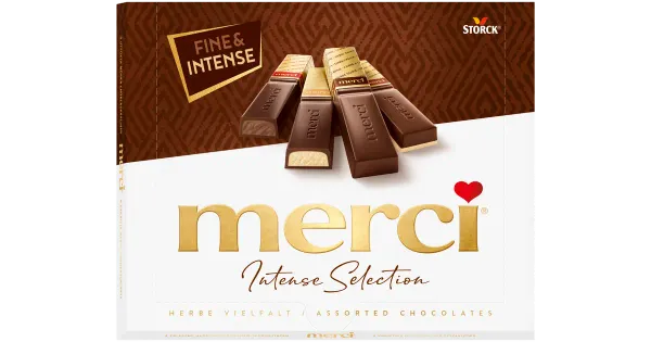 Merci tumeda shokolaadi assortii 250g