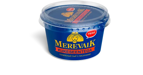 Merevaik Sulatatud juust kukeseentega, 200 g