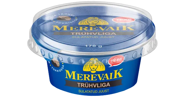 Merevaik sulatatud juust trühvlitega, 170 g