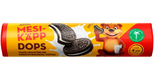 Mesikäpp dops vanillimaitselise täidisega küpsised 210g