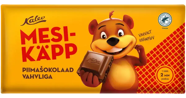 Mesikäpp Piimašokolaad vahvliga 270g