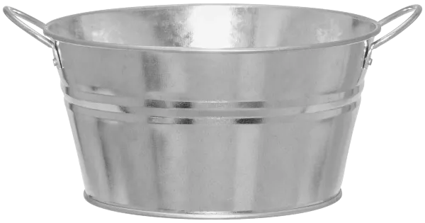 Metallist lillepott 19,5 cm