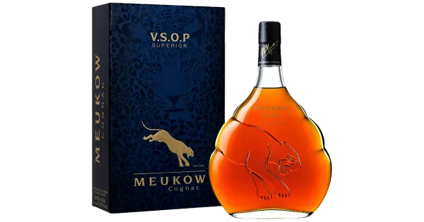 Meukow VSOP Cognac 40%vol 500ml, karbis