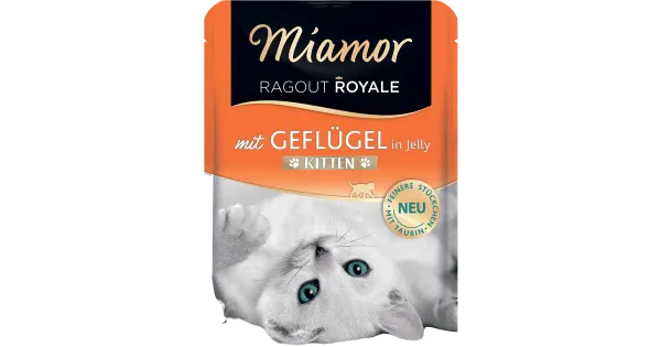 Miamor Ragout Royale täissööt kassipoegadele kanalihaga 100g