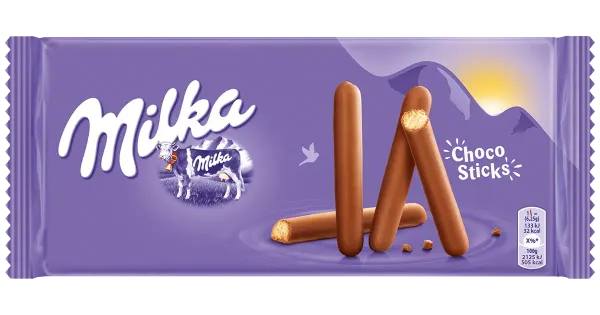 Milka Lilastick piimašokolaadi küpsised 122 g